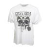 SELTEN! GUNS N ROSES Herren Totenkopf Rose Weißes T-Shirt Heiß Neu Unisex T-Shirt
