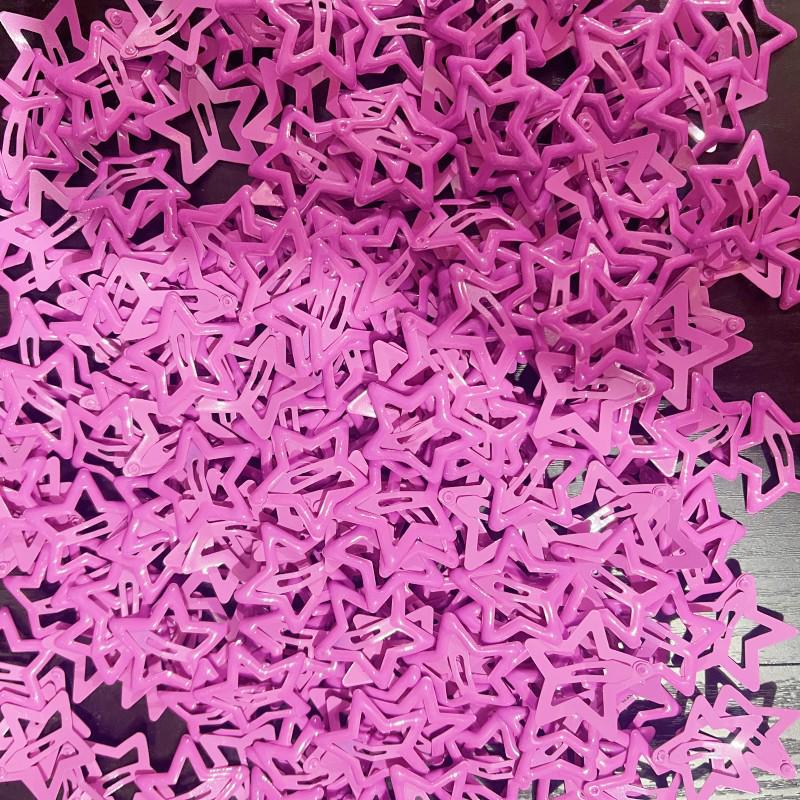 Cute Y2K Star Hairpin: Metal Bangs Clip, Dopamine Headdress