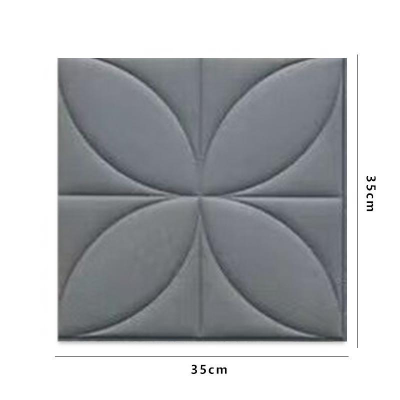 4Pcs 35*35CM Ceiling Bed Room Decor 3D Background Wallpaper Peel And Stick Waterproof Wall Stickers Anti-collision Home Decor