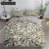 Dollar Money Duvet Cover Microfiber Dollar Bills Of United States Federal Reserve With The Portrait Of Ben Franklin Room Decor