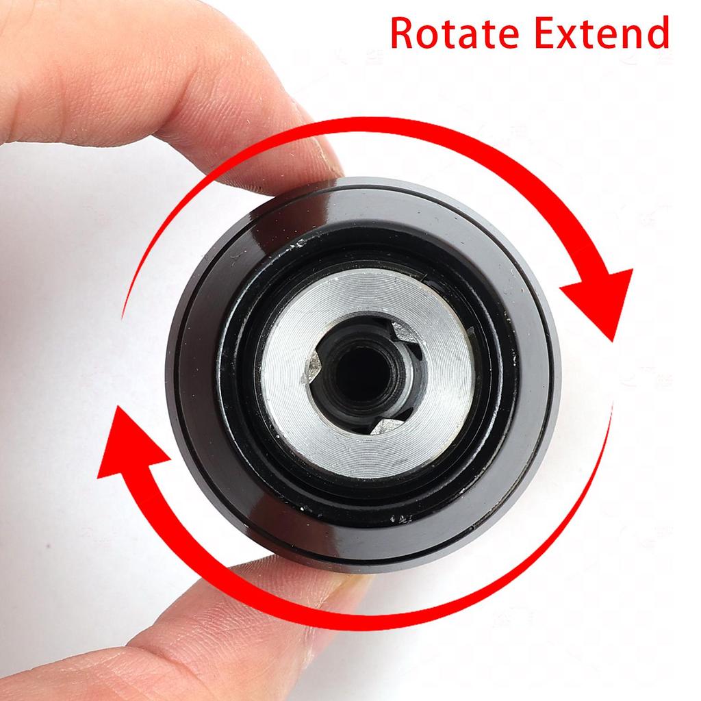 Keyless Metal Ratche Drill Chuck Self-Tightening Chuck Adapter Quick Change Converter for Drill Bit Taps Socket Screwdriver