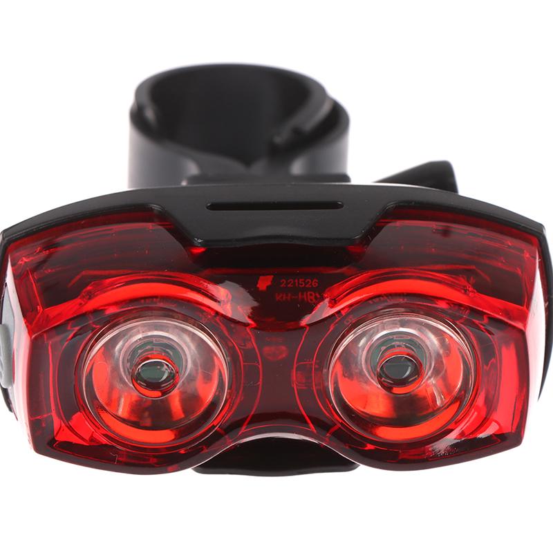 2LED Bright Bicycle Bike Bezpečná zadní zadní blikající výstražná kontrolka