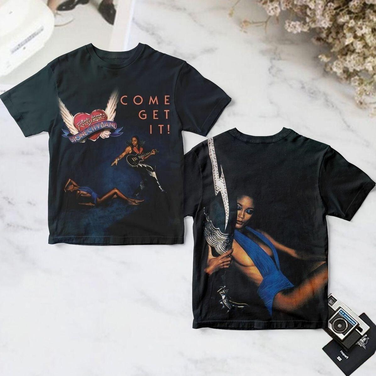 Rare Collection Rick James Come Get It 3D Shirt Unisex All Sizes PP2964 S