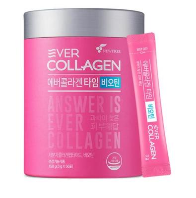 Ever Collagen Time Biotine – 150g Poeder voor Huid-, Haar- & Nagelgezondheid