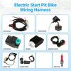 Pit Bike Wiring Harness For 4-Stroke Engine Electric Start For 50Cc 70Cc 90Cc 110Cc Taotao SSR 70 X-Pro 4 Wheelers Parts