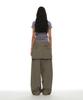 PARTIMENTO WOMEN Detachable Layered Chino Skirt Pants_Warm Gray