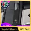 Car Stickers For Carbon Fiber Car Seat Belt Shoulder Cover Safety SeatBelt Protection Pad For Alfa Romeo 4C 159 166 S