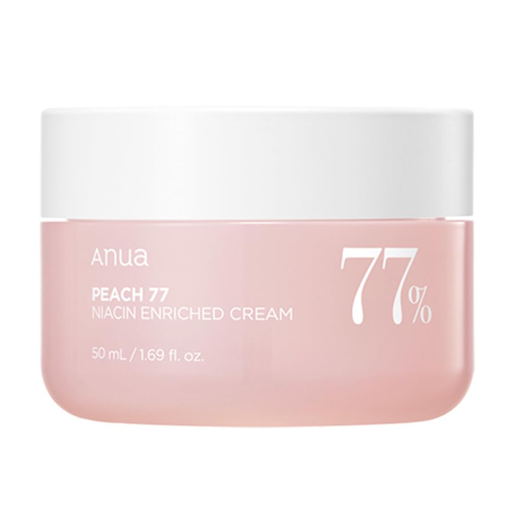 ANUA Peach Niacin Rich Moisture Cream 50ml Skin Tone Dewy Glowing Moisture Dry Combination Pea Niacin Korean Korean Cosmetics 77% - Care, Skin, Skin,