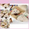 Sweet Plush Sandwich Doll Cute Taco Design Keychain Made With High Quality Cotton Pp