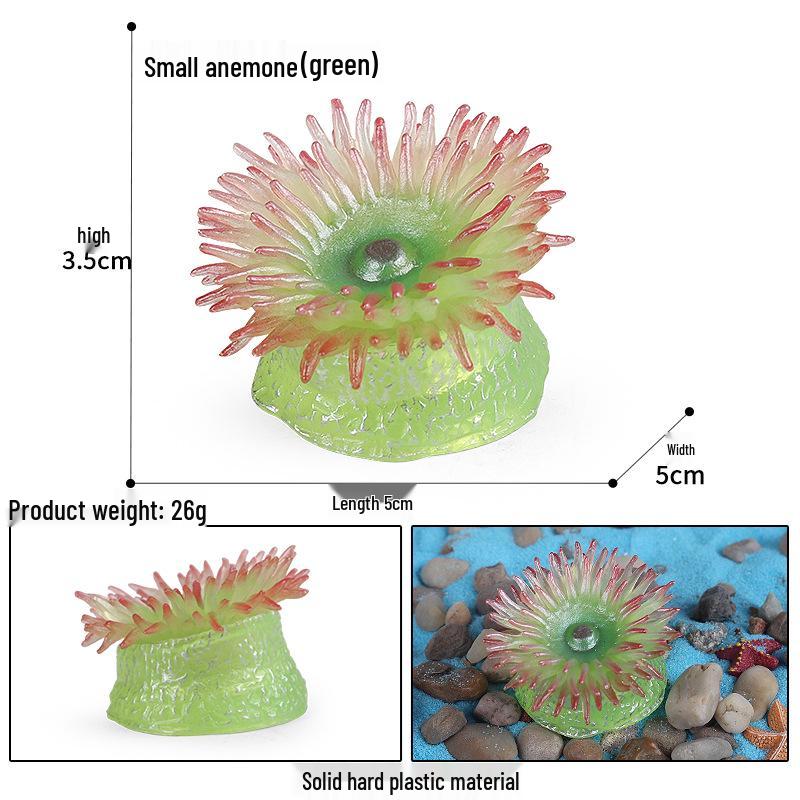Children s Cognitive Sea Anemone Simulation Aquarium Decoration Model