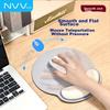 NVV Mouse Wrist Rest Pad, Wrist Support Handrest Mouse Pad, Memory Foam Non-Slip Integrated Office Typing Ergonomic Office Mouse Pad, M7 Silver Gray