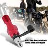 M10x1.0mm Motorcycle Brake Master Caliper Bleed Screw Nipple Banjo Bolt   Dust Cap Red