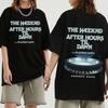 The WEEKND trasa After Hours Til Dawn Europe Tour 2026 Styl Harajuku Krótki rękaw Okrągły dekolt Codzienny T-shirt Prezent dla miłośników muzyki