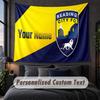 Custom Name Text Tapestry,Reading FC Decorative Wall Hanging, Background Tapestry For Home Bedroom