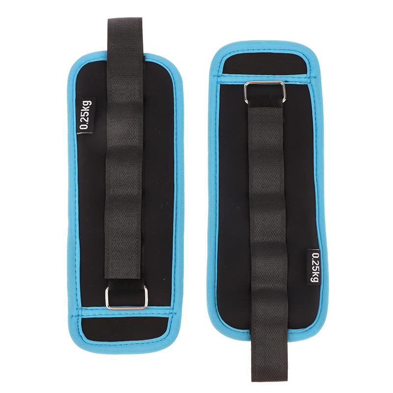 1Pair Adjustable Ankle Weights (0.25Kg*2Pcs) Neoprene Leg Arm Straps For Fitness Aerobics Physical Therapy For Women Men Kids