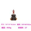 JYL TS/045,Creative Resin Craft Rooster and Hen Figurine for Office Decor Cute Stress Relief Gift