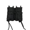 Tactical MOLLE-Compatible Double Magazine Pouch - Durable Nylon