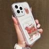 Card Slot Holder Silicone Wallet Pocket Case For iPhone 14 16 15 Max Infinix Note 30 Xiaomi Redmi Note 9 Oppo Reno 12 13F 14F Cover Clear Phone Bumper