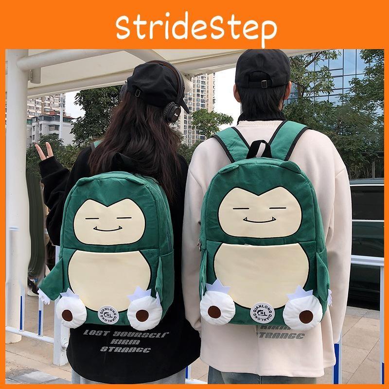 Snorlax Pokmon Cute Plush Backpack Couple Backpack For Students And Use Daily