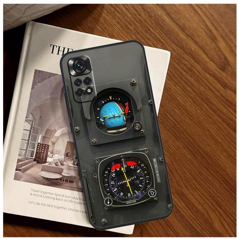 Aviation Aeroplane Pilot Cockpit Case For Xiaomi Redmi Note 14 13 9 10 11 12 15 Pro Plus Cover For Redmi 15 C 13C 12C 10C 14C