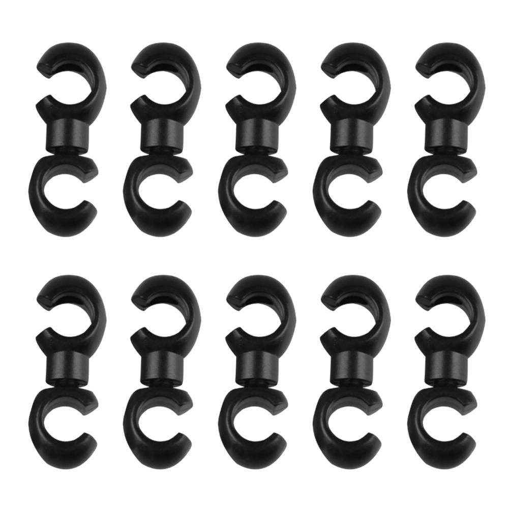 

10-30PCS Bike Cable Clips Bicycle Brake Gear Cable S-Shaped Clips Buckle Hose Guide Line Hook for Bike Cross Cable Tidy Ties