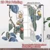 2D FLAT PRINTING 2pcs Curtains (Without Rod) Floral Garden Design (2) Ramadan holiday curtains with digital printing Versatile