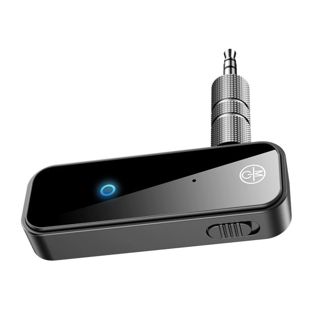 Car BT 5.0 Receiver 3.5mm Stable 100Mbps Transmission 11yd Distance BT AUX Adapter for Home Vehicle