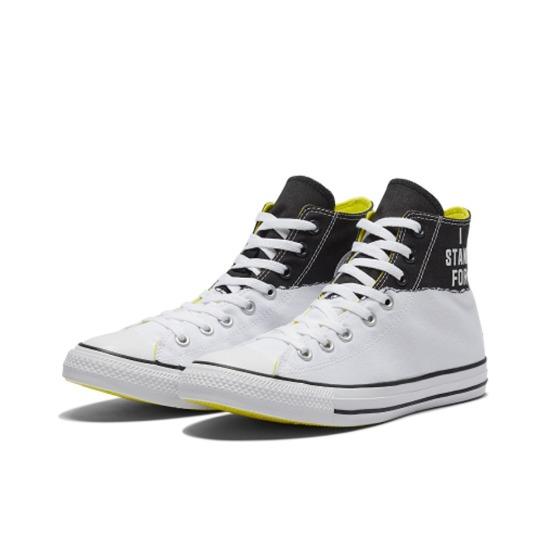 

Converse Chuck Taylor All Star High I Stand For 165709C EU 35 белый/чёрный