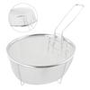 Premium Stainless Steel Deep Fry Basket Convenient Detachable Handle Perfect for Cooking Boiling and Deep Frying