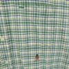 Tommy Hilfiger Check Pattern Long Sleeve Button Down Shirt L Green System Men's Used