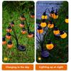 6/8LED Solar Halloween Pumpkin Lantern Solar Decorative Light, Suitable for Halloween Lawn and Courtyard Road Decoration