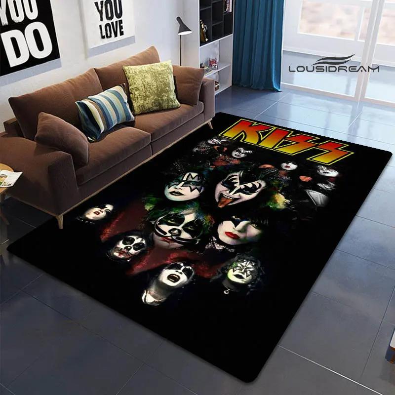 Kussband-Druckteppich, Kinderspielzimmerteppich, Wohnzimmer, Schlafzimmer, rutschfester Teppich, Fotografie-Requisiten, Geburtstagsgeschenk