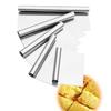 Stainless Steel Cake Scraper & Dough Cutter with Measuring Scale, DIY Dough Pastry Spatulas, Bread Baking Accessories