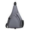 Casual Fashion New Breast Bag Simple Solid Color Large Capacity Cycling Backpack Outdoor Work Commuting Travel Messenger Men's Bag
