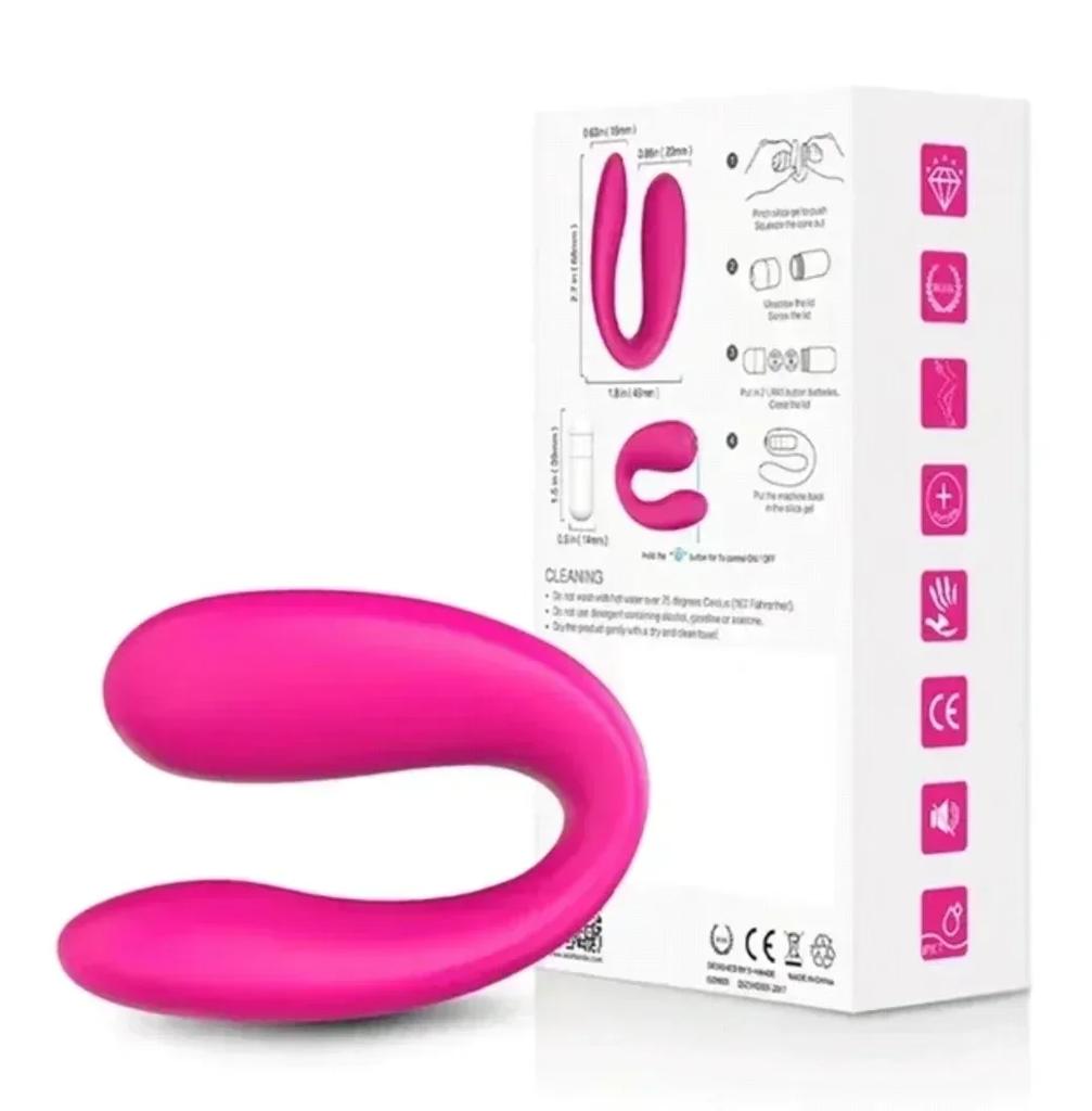 Mini U-shaped Vibrator Clitoral G-spot Massager Female Sex Toys Vaginal Anal Stimulator Couple Vibrating Egg