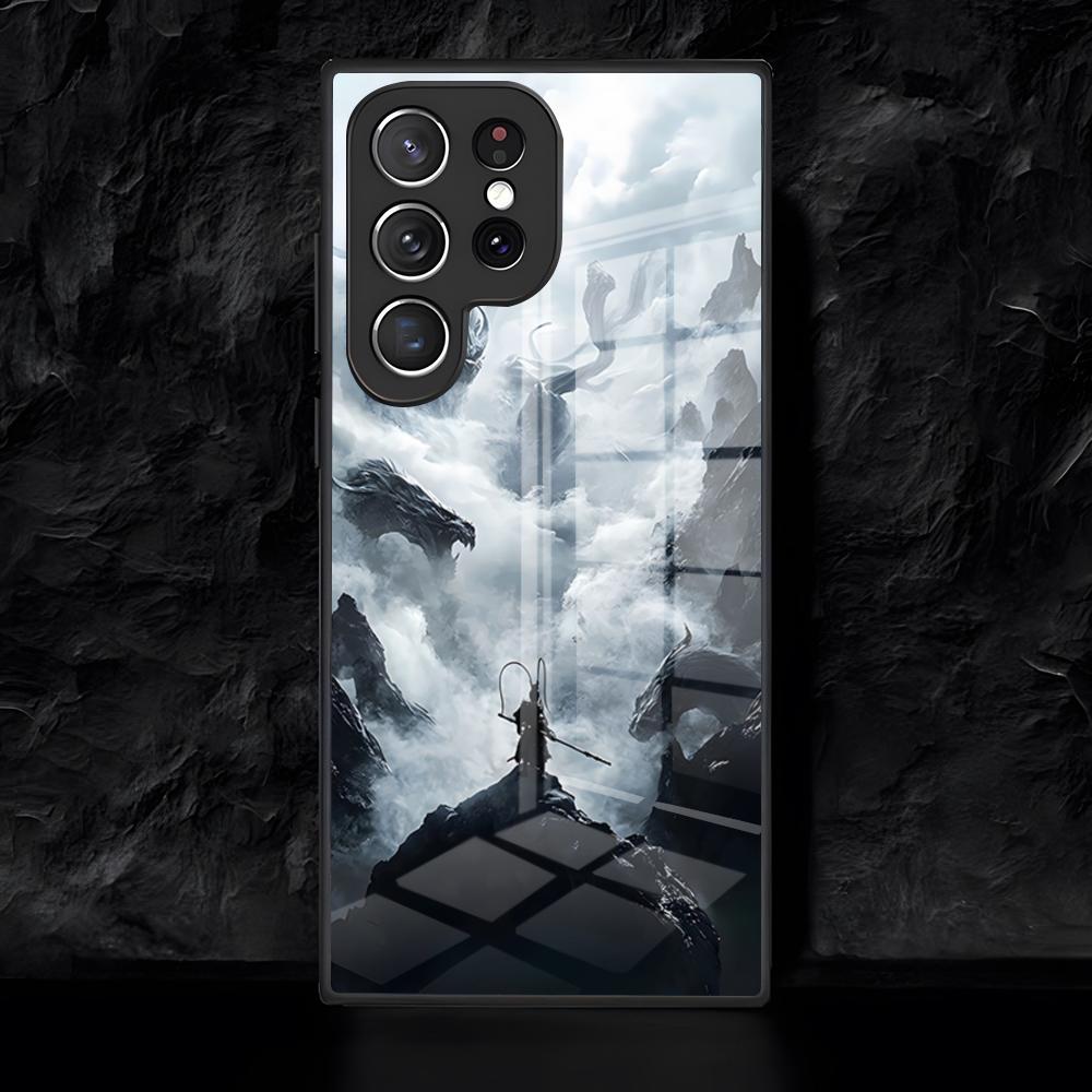 Cool Monkey King Phone Case For Samsung S26 S25 Edge Ultra 24 23 22 21 Ultra Plus Fe A55 56 15 4G 5GGlass Cover