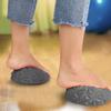 PVC Ball Stress Relief Yoga Massager Semicircle Foot Massage Balls Muscular Relaxationsilver