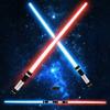 1 Stück Lichtschwert leuchtend 7 Farben wechselnd Cosplay Induktion Farbe wechselnd Laser Schwert Haare Lichtschwert Anzug Sieben Farben Wechsel