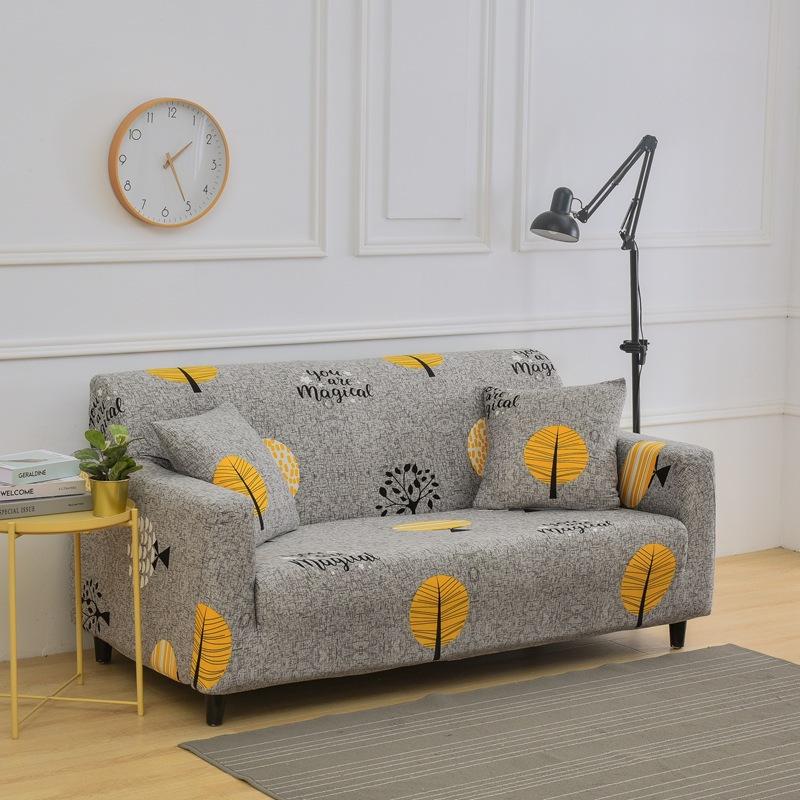 Fashionable and Simple New Sofa Cover Full Set of Anti Slip Sofa Cover Elastic Fabric Sofa Cover