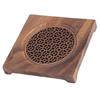 Household Innovative Walnut Square Teapot Mat Heat Insulation Coaster Tea Accessories