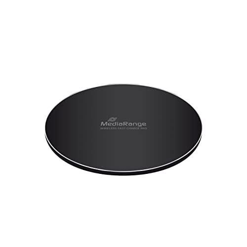 Chargeur - MEDIARANGE - Station De Charge Rapide Inductive - Noir - Qi 1.1 - Charge Sans Fil