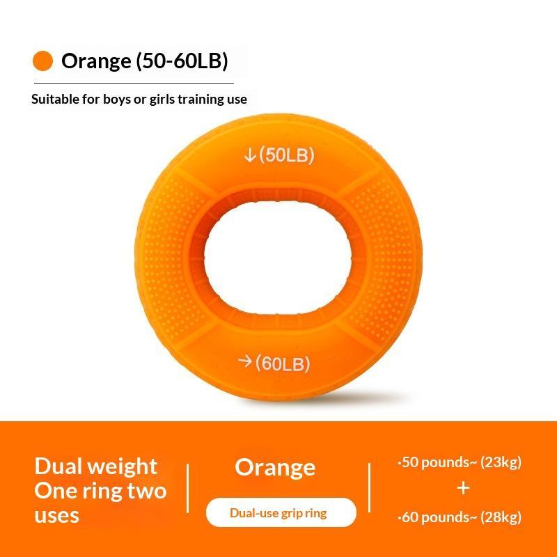 1Pc Silicone Finger Grip Circle For Adults Wrist Support Hand Strengthener Rehabilitation Training Double Strength