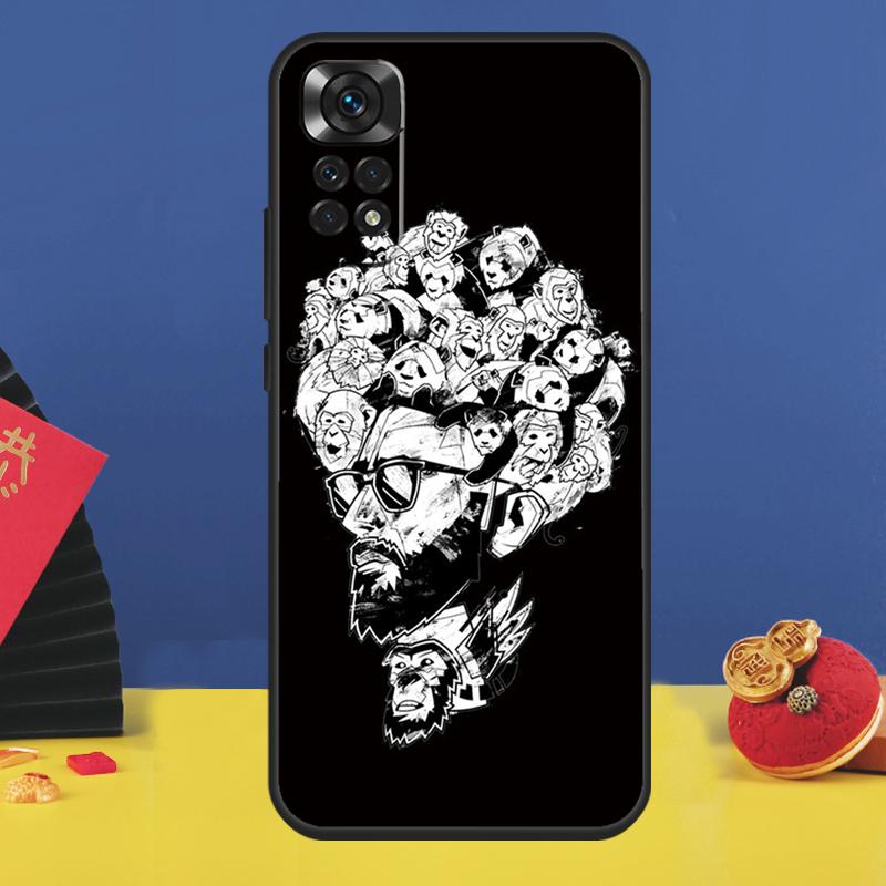 

Hajime MiyaGi Andy Panda Phone Case For Xiaomi Redmi Note 14 Pro 12 11 9 10 13 15 Pro Plus 10C 12C 13C 14C 15C Cover Redmi Note 9 Pro