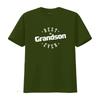Mens Best Grandson Ever T Shirt Black 2X Large vintage Washed Top For Everyday Wear Stylish Casual homme Comfortable Versatile