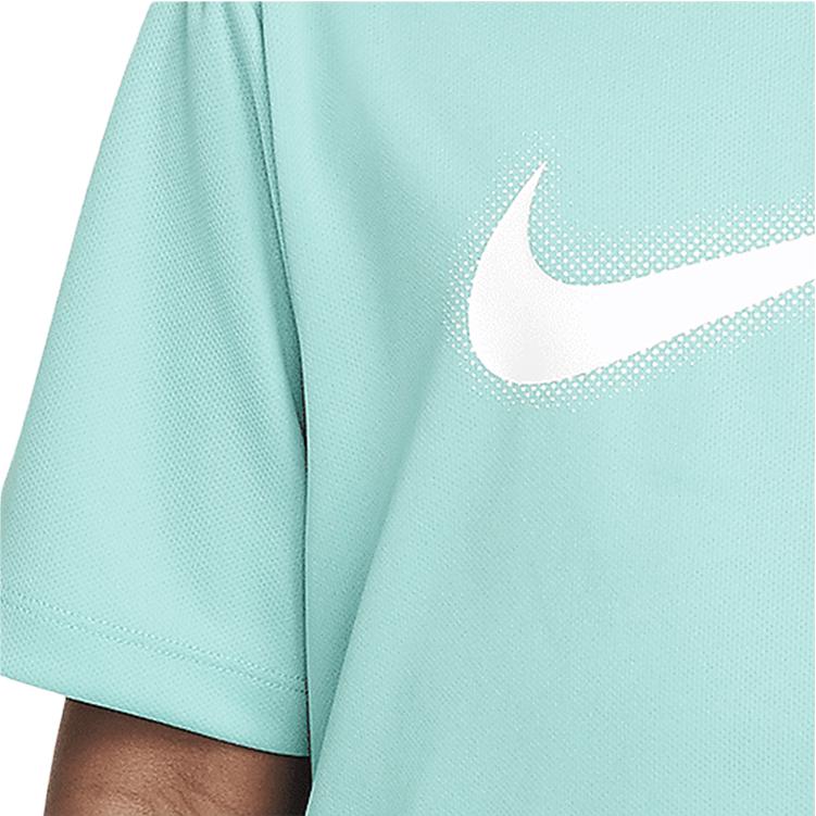 Nike T-Shirt Multi Dri-FIT Soft Comfortable Quick-Dry Short Sleeve Kids Tops Frost-Green DX5386-300