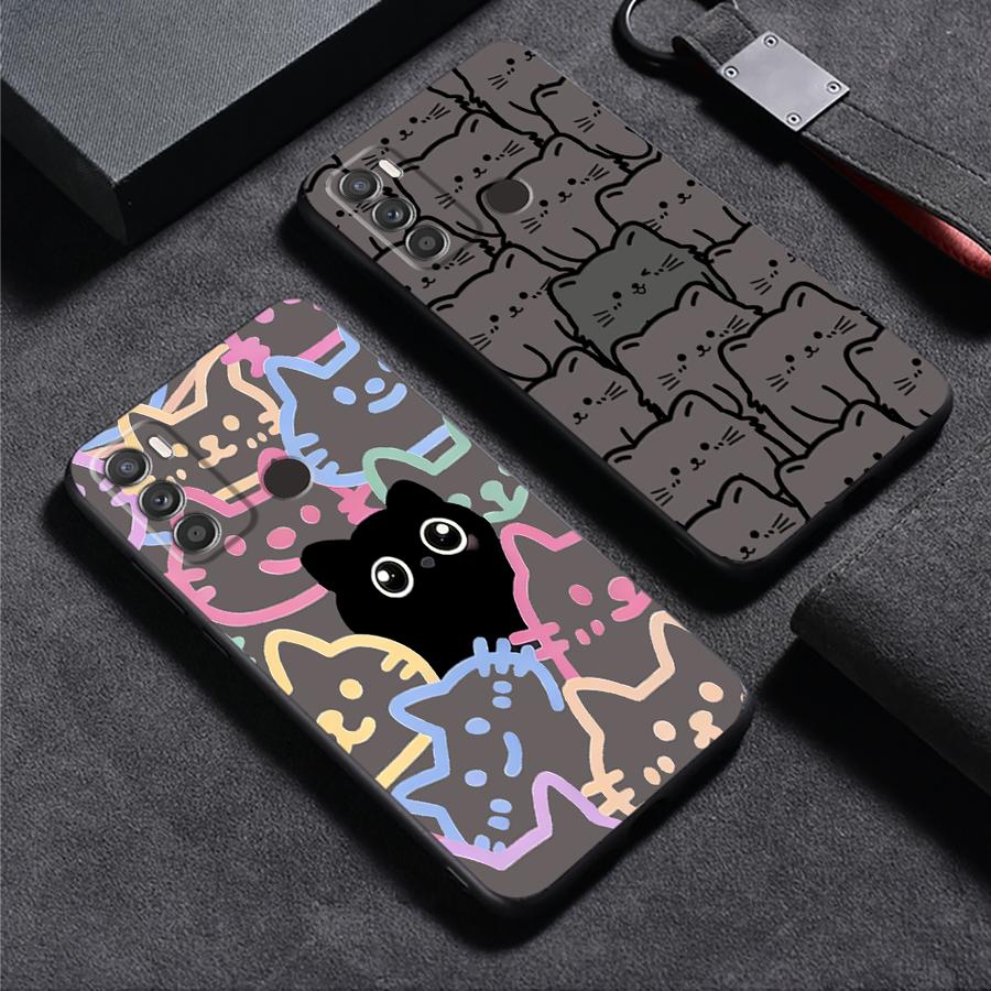 Phone Cover Case for Motorola Moto G52 G22 Edge40 Edge 20 Pro 30 Lite G73 G50 G32 G60s G71 G53 G30 G51 Cartoon Cute Cat