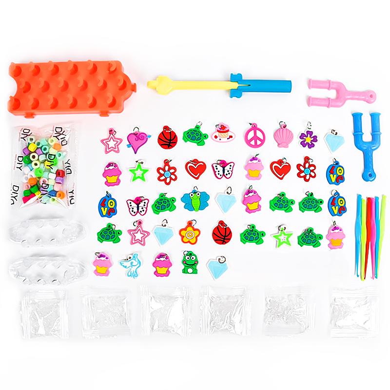 Kit Braccialetti Fai-da-te con 15.000 Elastici Arcobaleno per Bambini - Set Creativo Educativo a Tre Strati