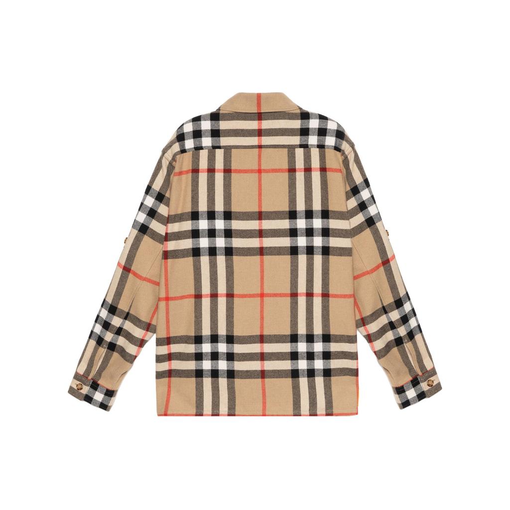 Burberry House Check Wool Cotton Shirt 80585841