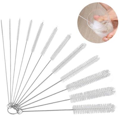 12-Piece Straw Cleaner Brush Set Easy To Use And Widely Applicable for Sippy Cups Tumblers Water Bottles