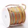 Beading DIY Rainbow Sewing Chinese Knot Polyester Macrame Cord Thread Cord Braided String Rope